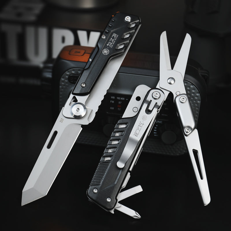 MT-07 Upgraded Multitool with D2 Steel Blade for EDC | XHANDLE