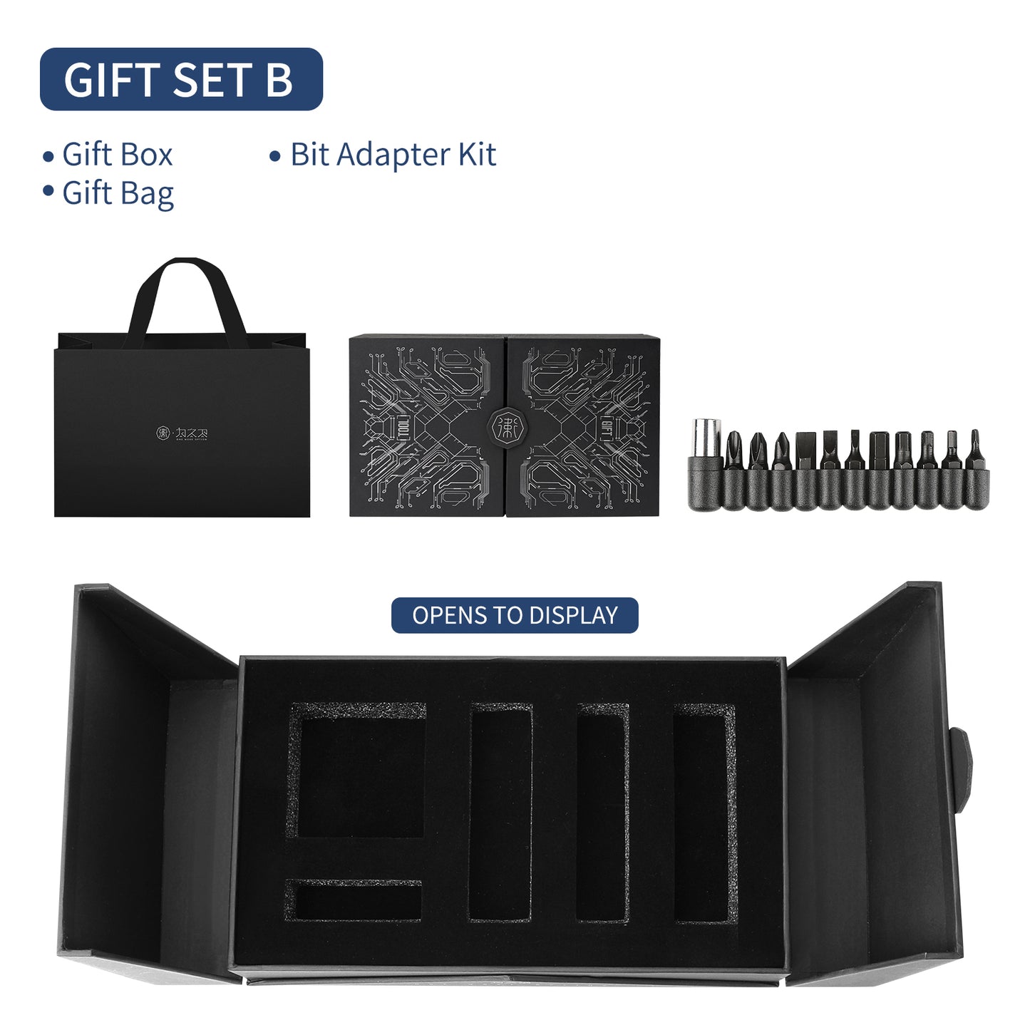 Gift Set B with Bit Adapter Kit | XHANDLE