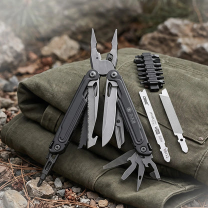 MT-78 Navigator full-size multitool with needle-nose pliers in outdoor field