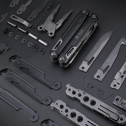 MT-78 Navigator multitool disassembled 65 components VG10 blade