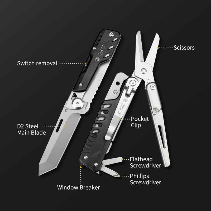 MT-07 2-in-1 Multitool Scissors & Knife Combo – XHandle