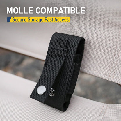 OP-01 MOLLE compatible multitool sheath secure storage fast access